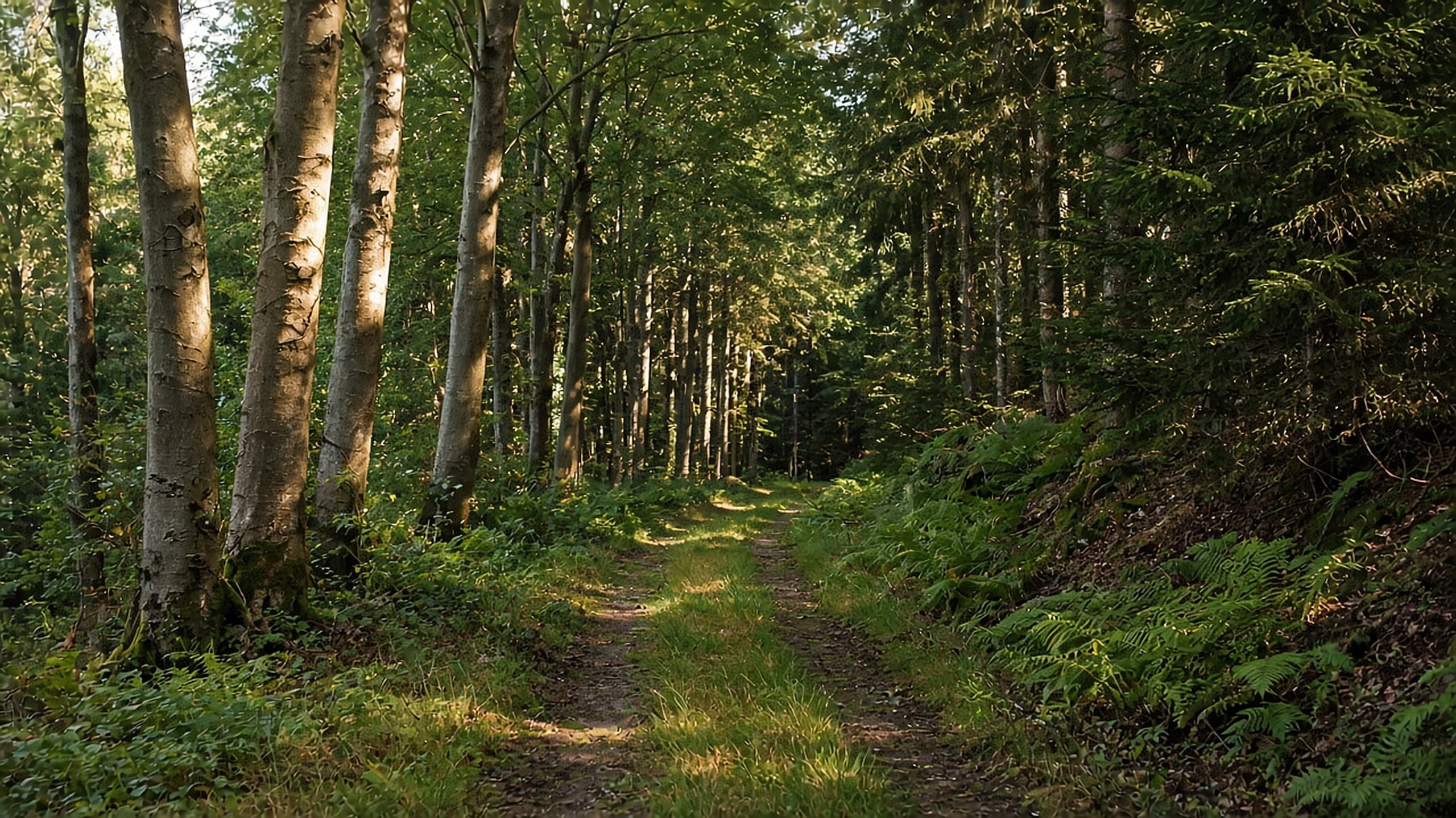 Stiller Waldweg